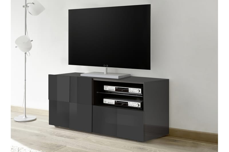 TV-bänk Tabor 121 cm - Grå - Möbler - TV- & Mediamöbler - TV bänk & mediabänk