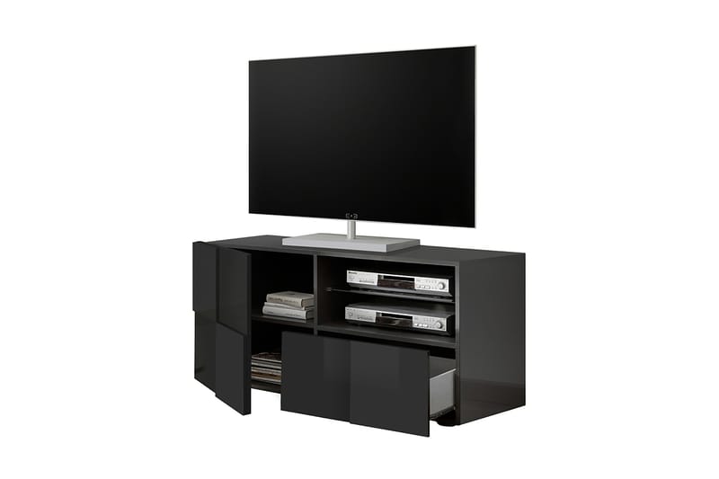 TV-bänk Tabor 121 cm - Grå - Möbler - TV- & Mediamöbler - TV bänk & mediabänk