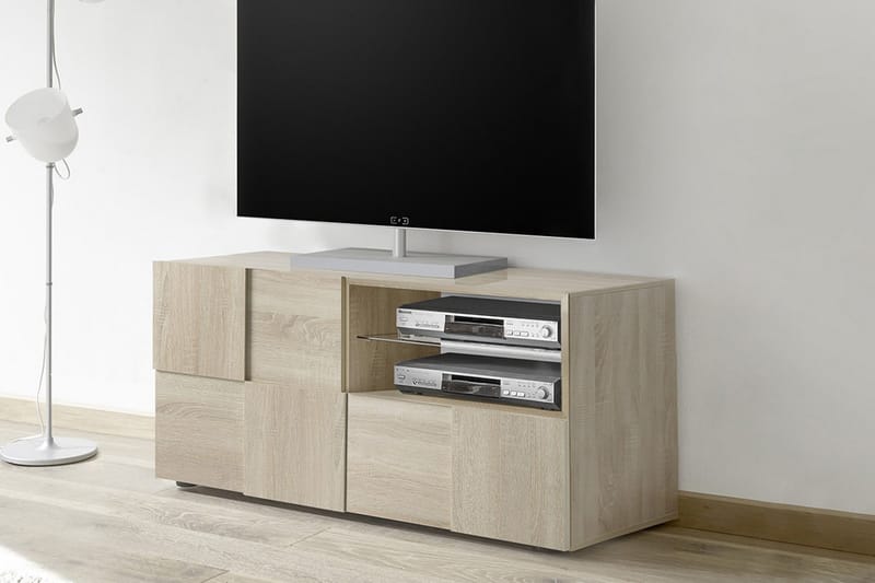 TV-bänk Tabor 121 cm - Samoa Ek|Trä - Möbler - TV- & Mediamöbler - TV bänk & mediabänk
