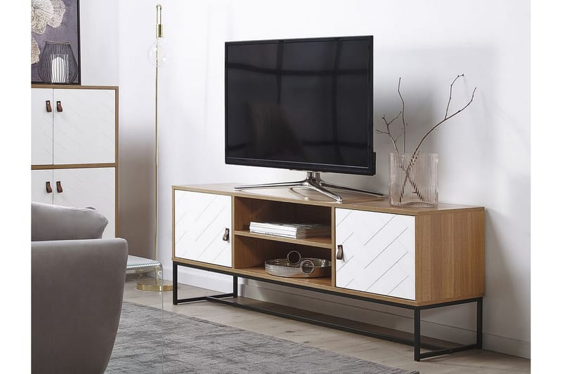 TV-bänk Tajarja 150x40 cm - Trä/natur - Möbler - TV- & Mediamöbler - TV bänk & mediabänk
