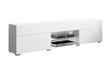 Tv-bänk Takumu 34,5 cm - Vit högglans - Möbler - TV- & Mediamöbler - TV bänk & mediabänk