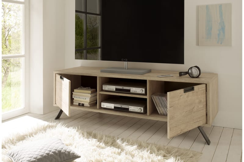 TV-bänk Terreno 156 cm - Sherwood Ek - Möbler - TV- & Mediamöbler - TV bänk & mediabänk