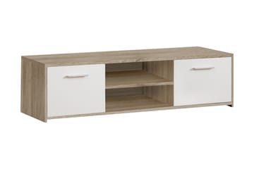 TV-Bänk Tiffannee 136 cm - Brun|Vit - Möbler - TV- & Mediamöbler - TV bänk & mediabänk