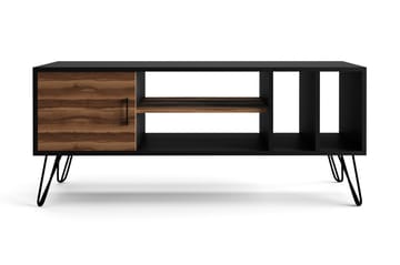 Tv-bänk TISSELT 150 cm - Svart/Brun - Möbler - TV- & Mediamöbler - TV bänk & mediabänk