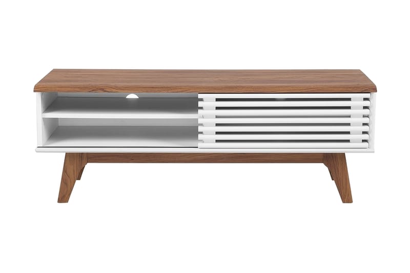 Tv-Bänk Toledo 35x117 cm - Vit - Möbler - TV- & Mediamöbler - TV bänk & mediabänk