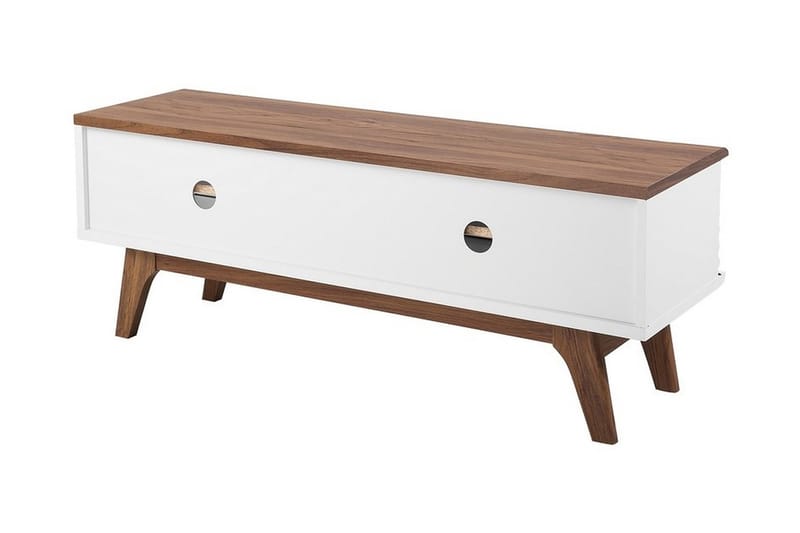 Tv-Bänk Toledo 35x117 cm - Vit - Möbler - TV- & Mediamöbler - TV bänk & mediabänk