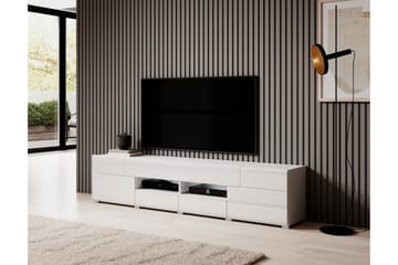 Tv-bänk Torrao 208 cm - Vit - Möbler - TV- & Mediamöbler - TV bänk & mediabänk