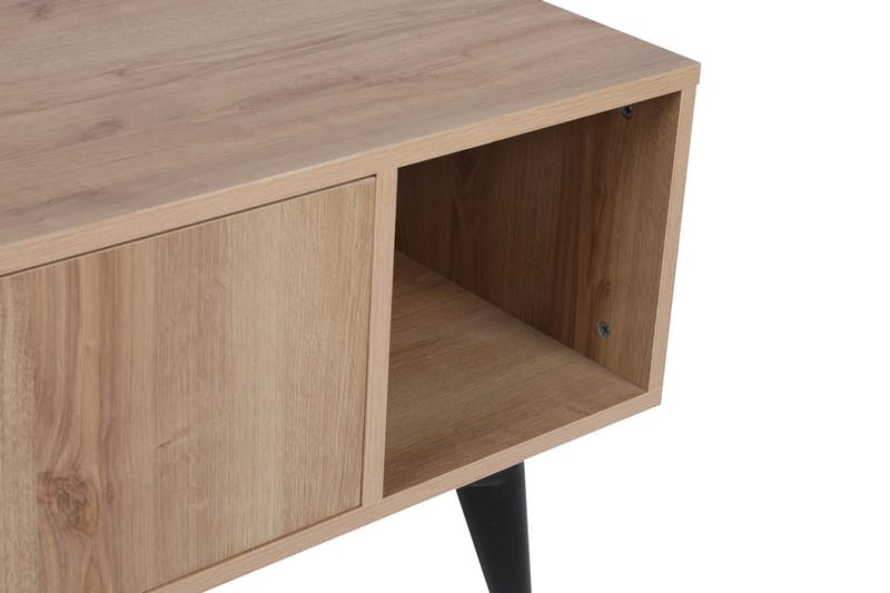Tv-bänk Toruncenter 150 cm - Natur/Svart - Möbler - TV- & Mediamöbler - TV bänk & mediabänk