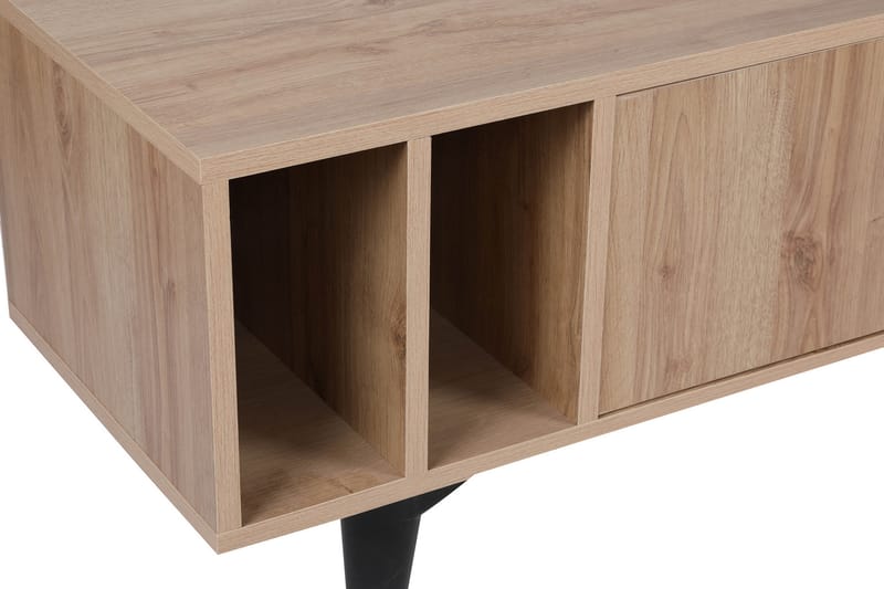 Tv-bänk Toruncenter 150 cm - Natur/Svart - Möbler - TV- & Mediamöbler - TV bänk & mediabänk