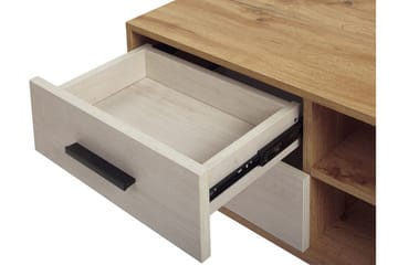 TV-bänk Trapajugar 120 cm - Vit - Möbler - TV- & Mediamöbler - TV bänk & mediabänk