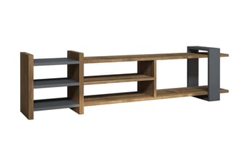 TV-Bänk Tyrsberget 156 cm - Brun|Grå - Möbler - TV- & Mediamöbler - TV bänk & mediabänk