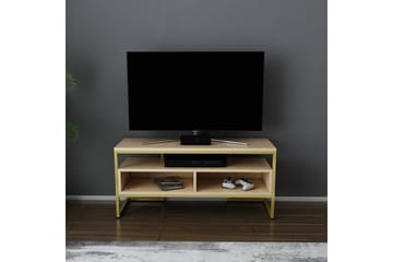 Tv-bänk Urgby 110x49,9 cm - Guld - Möbler - TV- & Mediamöbler - TV bänk & mediabänk
