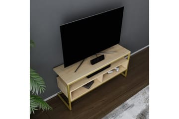 Tv-bänk Urgby 110x49,9 cm - Guld - Möbler - TV- & Mediamöbler - TV bänk & mediabänk