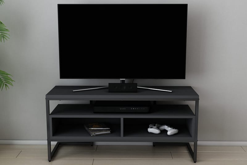 Tv-bänk Urgby 110x49,9 cm - Svart - TV bänk & mediabänk
