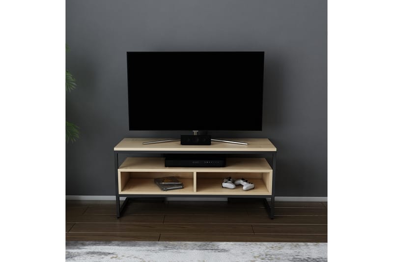 Tv-bänk Urgby 110x49,9 cm - Svart - Möbler - TV- & Mediamöbler - TV bänk & mediabänk