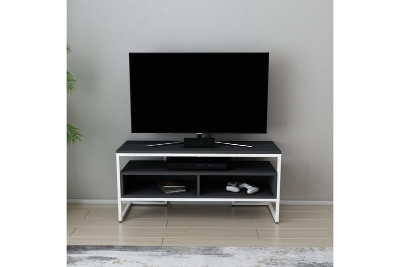 Tv-bänk Urgby 110x49,9 cm - Vit - TV bänk & mediabänk