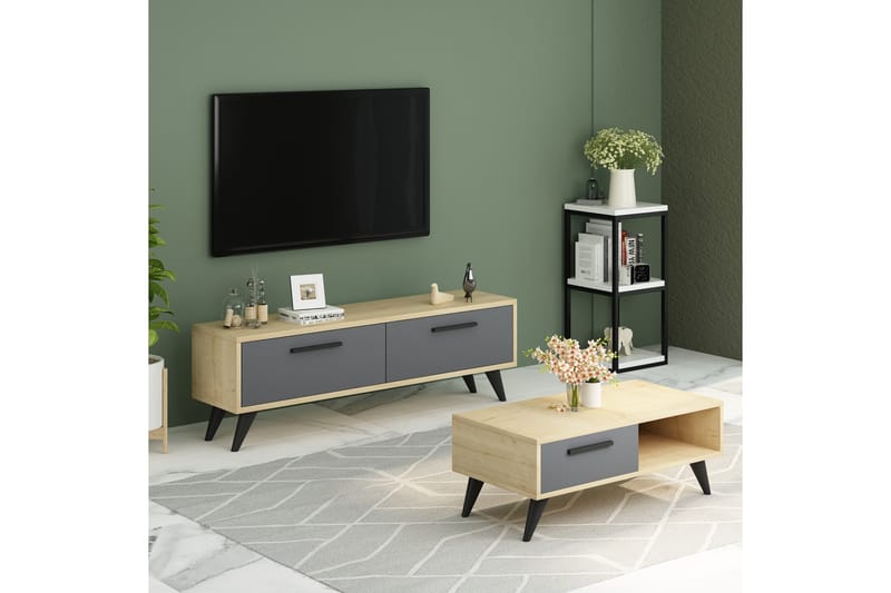 Tv-bänk Urgby 120x45 cm - Blå - Möbler - TV- & Mediamöbler - TV bänk & mediabänk
