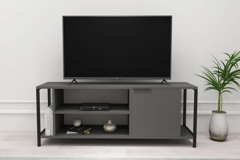 Tv-bänk Urgby 120x54 cm - Antracit - TV bänk & mediabänk