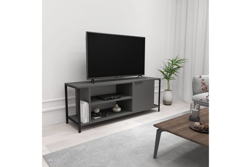 Tv-bänk Urgby 120x54 cm - Antracit - TV bänk & mediabänk