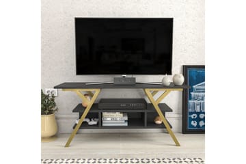 Tv-bänk Urgby 120x55 cm - Guld - Möbler - TV- & Mediamöbler - TV bänk & mediabänk
