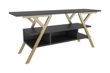 Tv-bänk Urgby 120x55 cm - Guld - Möbler - TV- & Mediamöbler - TV bänk & mediabänk