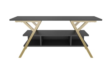 Tv-bänk Urgby 120x55 cm - Guld - Möbler - TV- & Mediamöbler - TV bänk & mediabänk