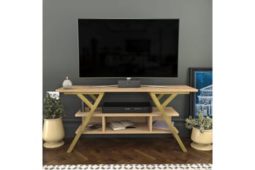 Tv-bänk Urgby 120x55 cm - Guld - Möbler - TV- & Mediamöbler - TV bänk & mediabänk