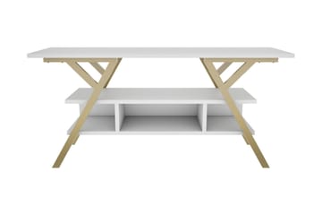 Tv-bänk Urgby 120x55 cm - Guld - Möbler - TV- & Mediamöbler - TV bänk & mediabänk