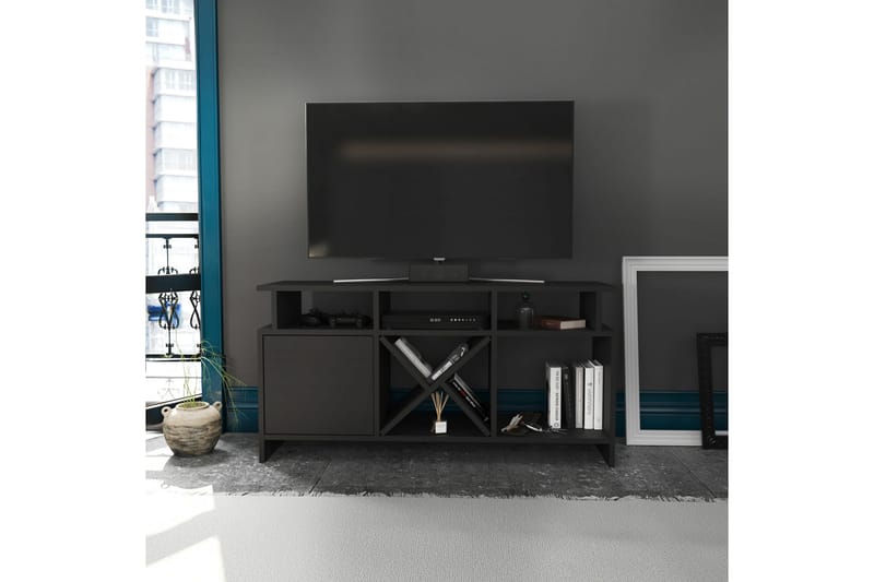 Tv-bänk Urgby 120x60,6 cm - Antracit - TV bänk & mediabänk