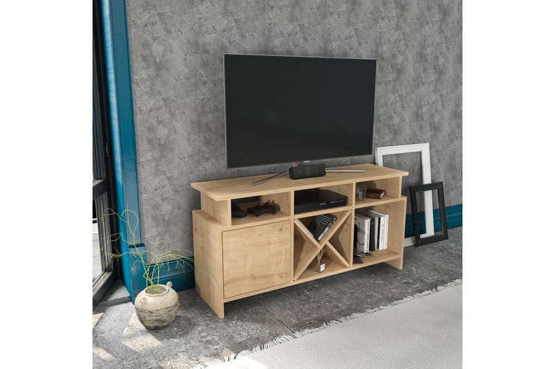 Tv-bänk Urgby 120x60,6 cm - Brun - TV bänk & mediabänk