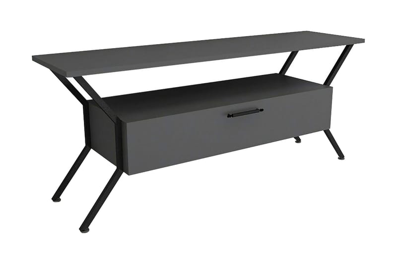 Tv-bänk Urgby 124x54 cm - Antracit - Möbler - TV- & Mediamöbler - TV bänk & mediabänk