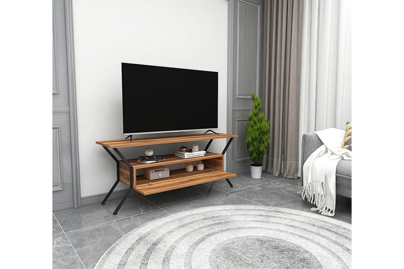 Tv-bänk Urgby 124x54 cm - Brun - Möbler - TV- & Mediamöbler - TV bänk & mediabänk