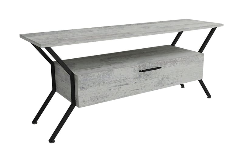 Tv-bänk Urgby 124x54 cm - Grå - Möbler - TV- & Mediamöbler - TV bänk & mediabänk