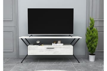 Tv-bänk Urgby 124x54 cm - Grå - Möbler - TV- & Mediamöbler - TV bänk & mediabänk