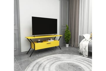 Tv-bänk Urgby 124x54 cm - Gul - Möbler - TV- & Mediamöbler - TV bänk & mediabänk