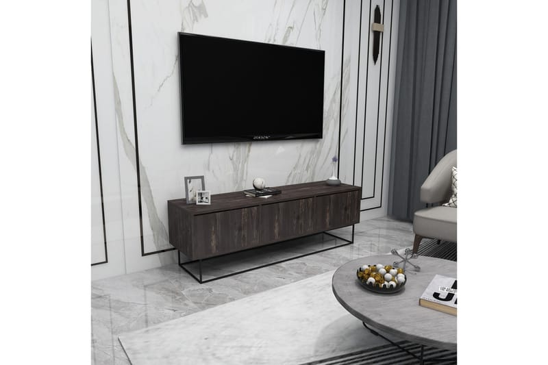 Tv-bänk Urgby 140x50 cm - Brun - Möbler - TV- & Mediamöbler - TV bänk & mediabänk