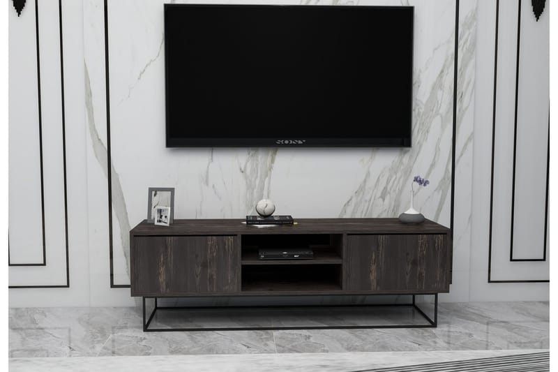 Tv-bänk Urgby 140x50 cm - Brun - Möbler - TV- & Mediamöbler - TV bänk & mediabänk