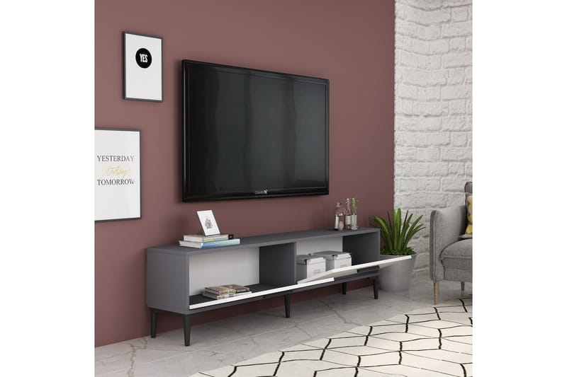 Tv-bänk Urgby 150x45 cm - Antracit - Möbler - TV- & Mediamöbler - TV bänk & mediabänk