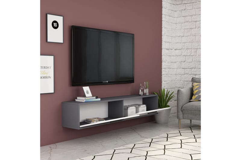 Tv-bänk Urgby 150x45 cm - Antracit - Möbler - TV- & Mediamöbler - TV bänk & mediabänk