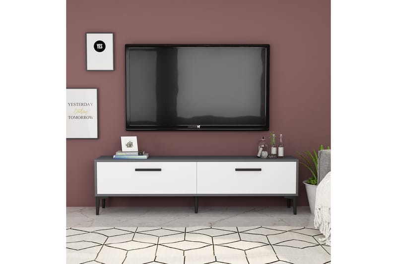 Tv-bänk Urgby 150x45 cm - Antracit - Möbler - TV- & Mediamöbler - TV bänk & mediabänk
