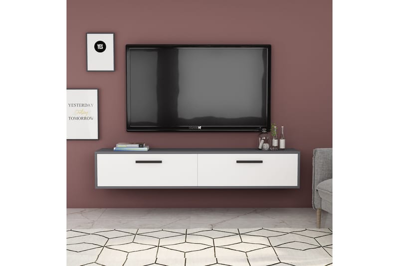 Tv-bänk Urgby 150x45 cm - Antracit - TV bänk & mediabänk