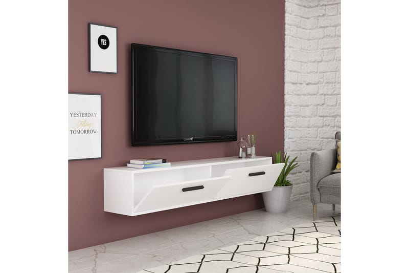 Tv-bänk Urgby 150x45 cm - Vit - Möbler - TV- & Mediamöbler - TV bänk & mediabänk