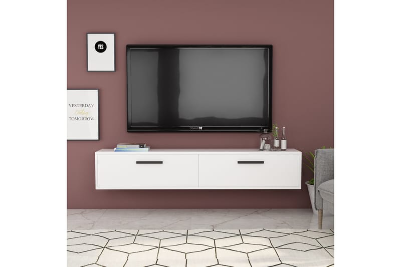 Tv-bänk Urgby 150x45 cm - Vit - Möbler - TV- & Mediamöbler - TV bänk & mediabänk