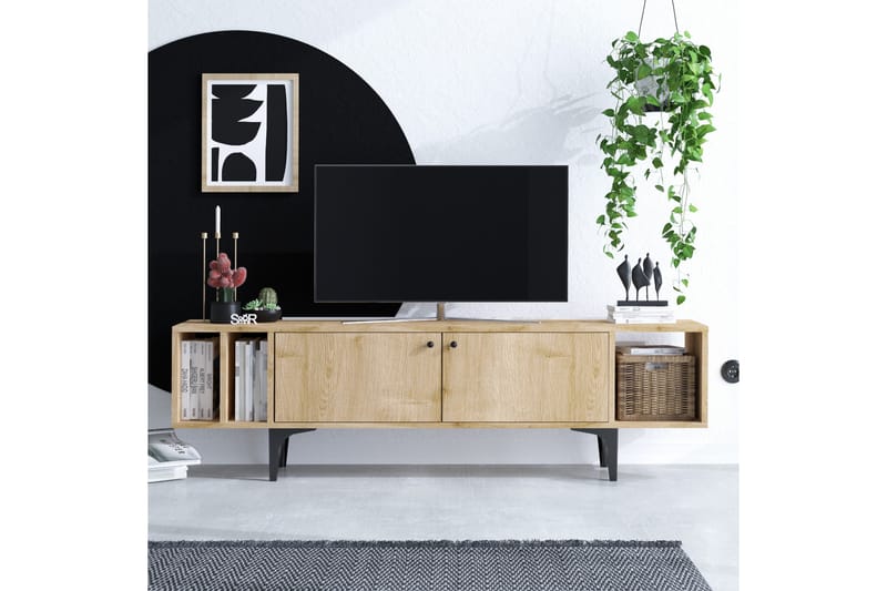 Tv-bänk Urgby 150x47 cm - Blå - Möbler - TV- & Mediamöbler - TV bänk & mediabänk