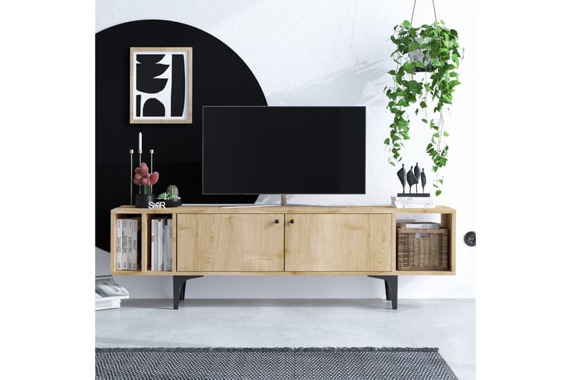 Tv-bänk Urgby 150x47 cm - Blå - TV bänk & mediabänk