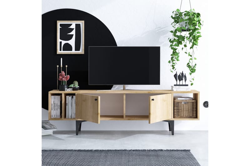 Tv-bänk Urgby 150x47 cm - Blå - Möbler - TV- & Mediamöbler - TV bänk & mediabänk