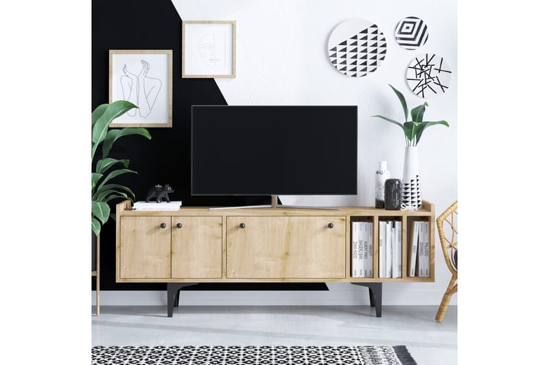 Tv-bänk Urgby 150x57 cm - Blå - Möbler - TV- & Mediamöbler - TV bänk & mediabänk