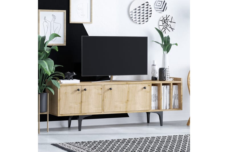 Tv-bänk Urgby 150x57 cm - Blå - Möbler - TV- & Mediamöbler - TV bänk & mediabänk