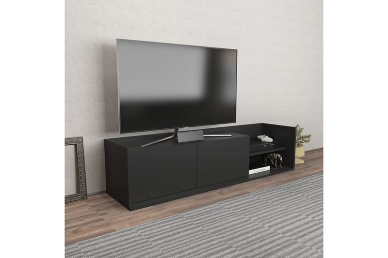 Tv-bänk Urgby 160x36,8 cm - Antracit - TV bänk & mediabänk