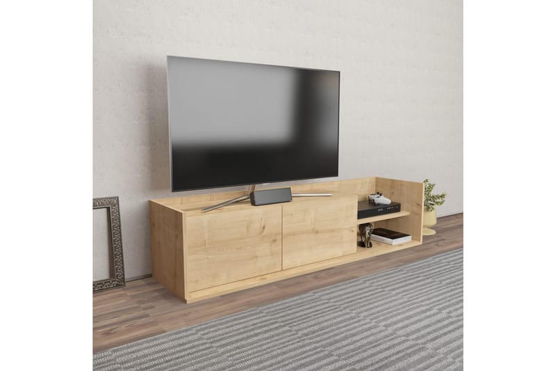 Tv-bänk Urgby 160x36,8 cm - Brun - TV bänk & mediabänk
